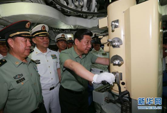 President Xi Jinping has inspected the naval force in Sanya, in South China's Hainan Province, after attending the Boao Forum for Asia. 