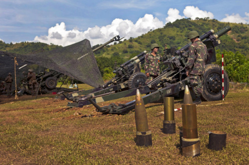 The Philippines and the US launched their joint military drills on April 8,2013.[Photo/Sina] 