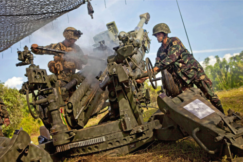 The Philippines and the US launched their joint military drills on April 8,2013.[Photo/Sina]