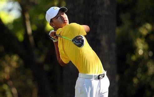 Guan Tianlang and partner Thorbjorn Olesen got around in about four hours on Saturday.