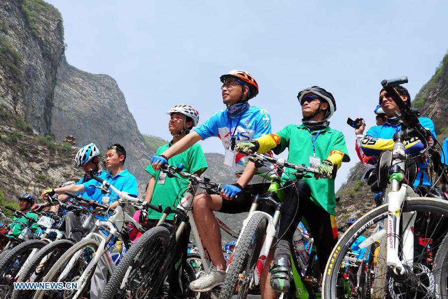 CHINA-SHAANXI-ECOTOURISM-CYCLING (CN) 