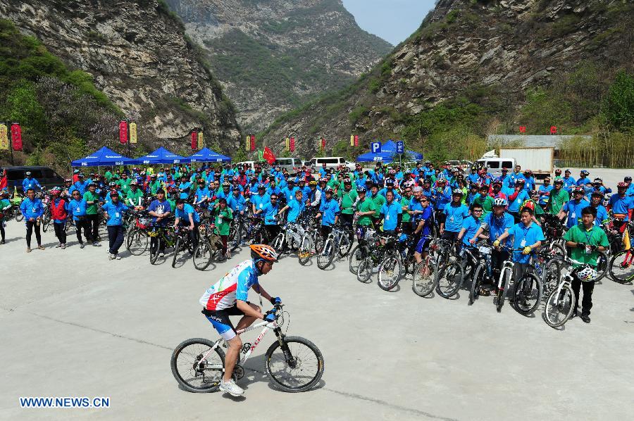 CHINA-SHAANXI-ECOTOURISM-CYCLING (CN) 