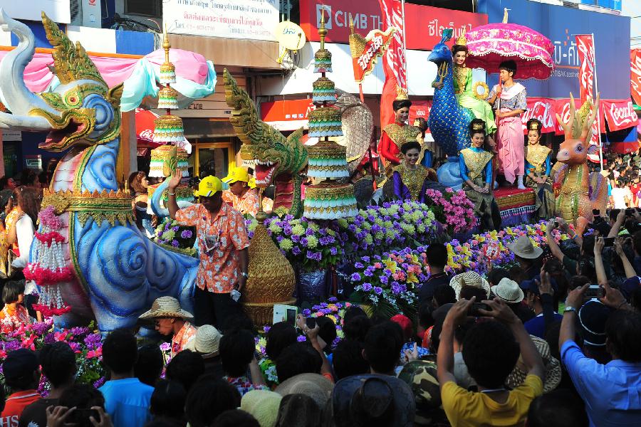 THAILAND-PHRA PRADAENG-SONGKRAN PARADE