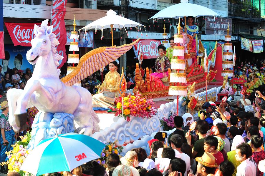 THAILAND-PHRA PRADAENG-SONGKRAN PARADE