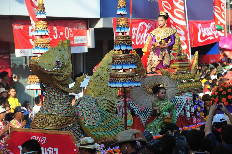 THAILAND-PHRA PRADAENG-SONGKRAN PARADE