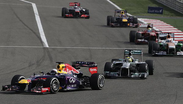 Sebastian Vettel won the controversial Formula One Bahrain Grand Prix on Sunday.
