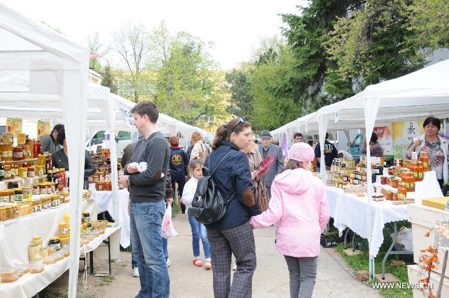 ROMANIA-BUCHAREST-HONEY FAIR