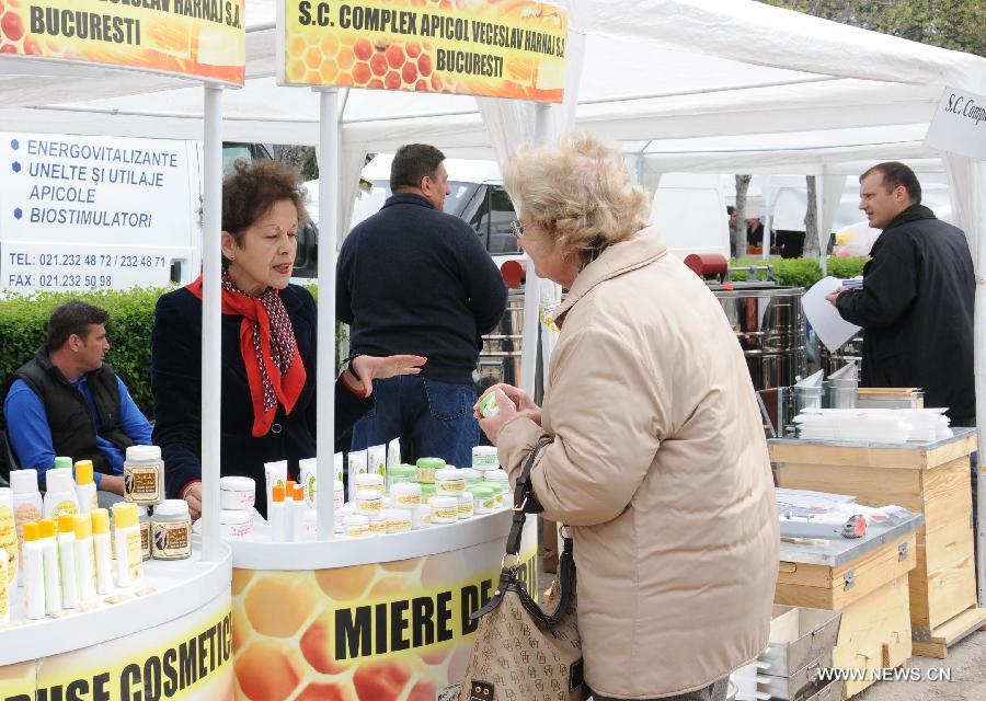 ROMANIA-BUCHAREST-HONEY FAIR