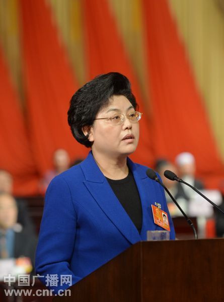 Liu Hui elected chairwoman of Ningxia