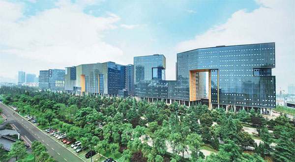 The third phase of Tianfu Software Park in Chengdu, capital of Sichuan province. [China Daily]