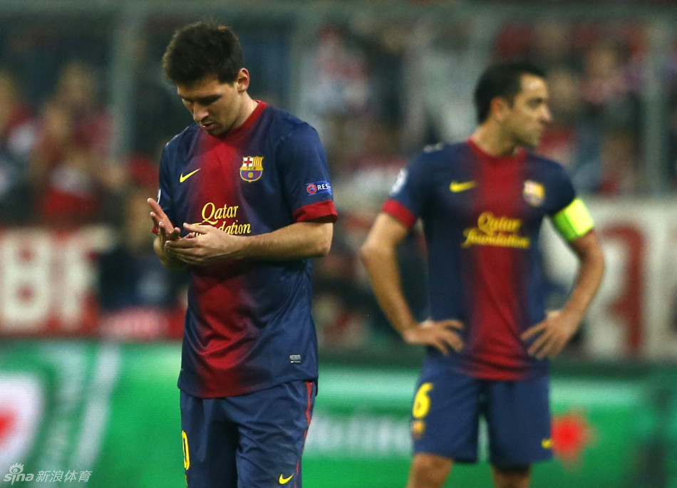 Messi and Barcelona face an uphill task in the second leg.