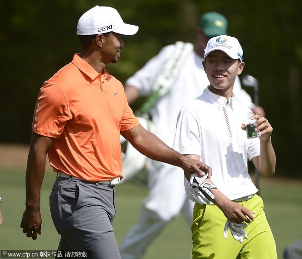 Guan chatter rivals Tiger talk at Augusta