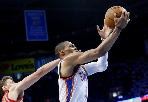 Russell Westbrook needs knee surgery for a torn meniscus and is out indefinitely.