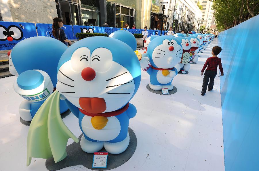 #CHINA-SHANGHAI-DORAEMON-EXHIBITION (CN)