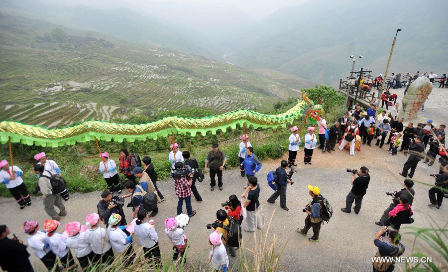 CHINA-GUANGXI-LONGJI-FARMING RITUAL (CN) 