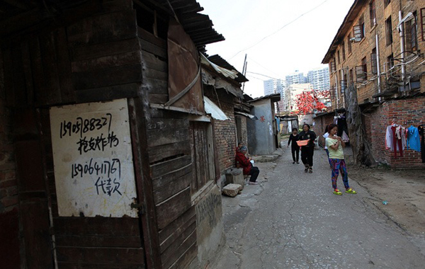 Excessive mining has wrought devastation on the area of Gejiu, southwest Yunnan Province. Ads for trafficking explosives and shotguns are seen everywhere in the workers' villages.