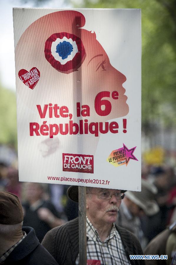 FRANCE-PARIS-DEMONSTRATION-LEFT GROUPS PROTEST