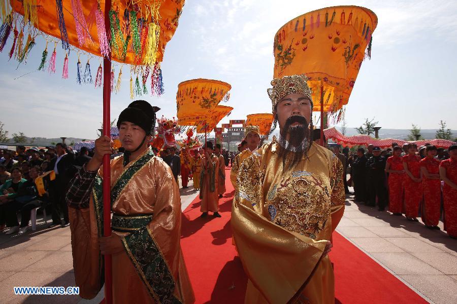 #CHINA-SHANDONG-LINQU-CEREMONY (CN)