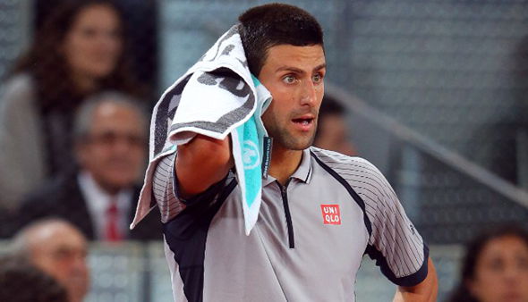 World No. 1 Novak Djokovic was dumped out of the Madrid Open in the second round after an inspired performance by 21-year-old Grigor Dimitrov.