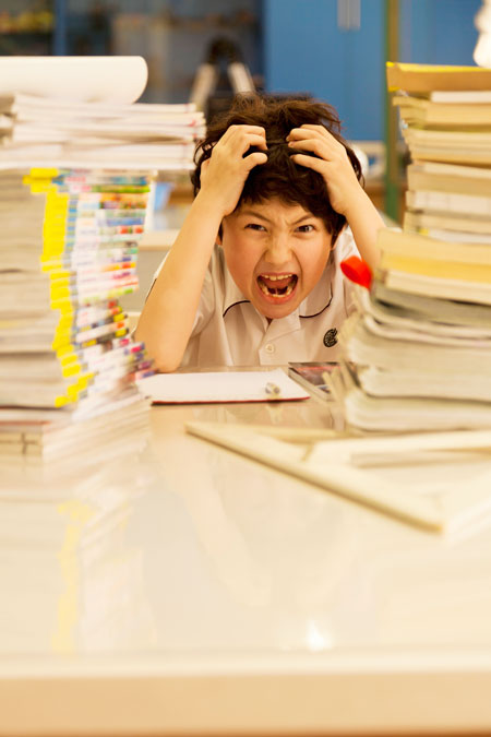 Dyslexic children cannot be cured with medicine or surgery. Instead, they can only be helped with special education. [Photos/China Daily]