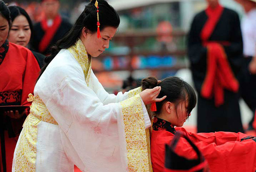 Ancient Coming Of Age Ceremony Revived In Xian Cn