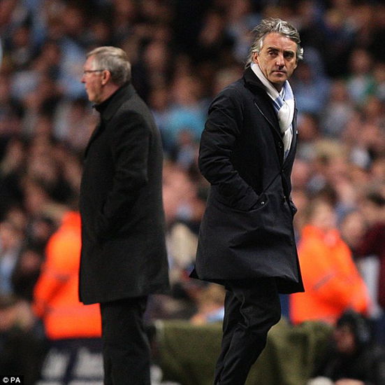 Roberto Mancini and Manchester City have emerged as United's main enemies in the past few years.