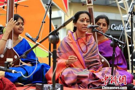 One of musical highlight in Shanghai was Bombay Jayashri (JAY-ah-sri), a singer from the south Indian Carnatic tradition. 