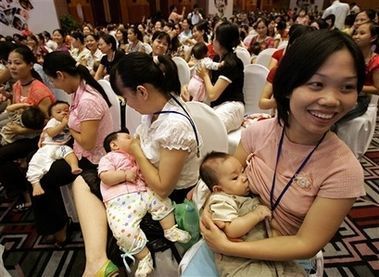 China will open its first human milk bank.[File photo]