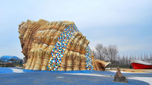 A scene from the 13th World Landscape Art Exposition in Beiji Island in northeast China. [Photo/beijingreview.com.cn]