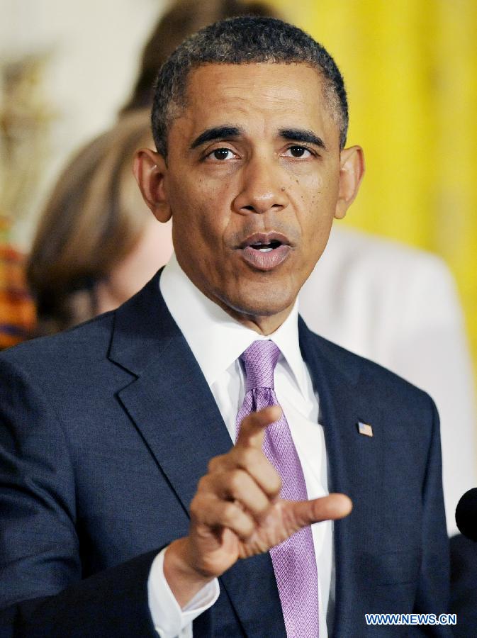 Obama declares Affordable Care Act at White House