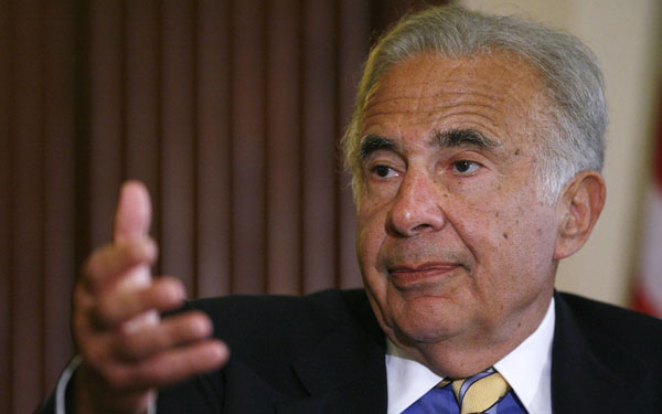 A photo of Carl Ichan. [File photo]