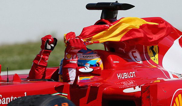  Fernando Alonso won the Spanish Grand Prix to delight his country's F1 fans.