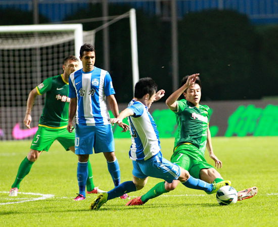 Beijing Guoan won just one of their last five domestic games.