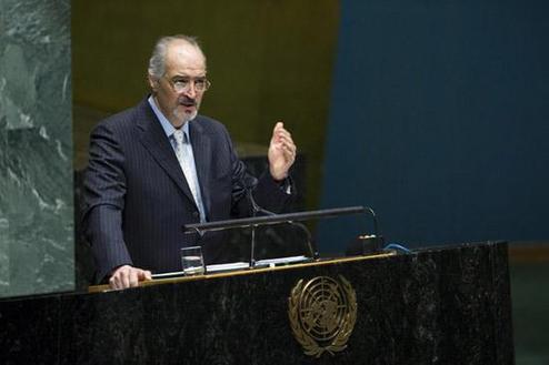Permanent Representative of Syria to the UN, Bashar Ja'afari, has expressed dissatisfaction with a resolution adopted by the UN.