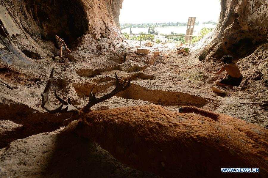 ISRAEL-MOUNT CARMEL-CAVES-WORLD HERITAGE