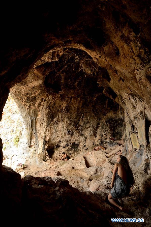 ISRAEL-MOUNT CARMEL-CAVES-WORLD HERITAGE