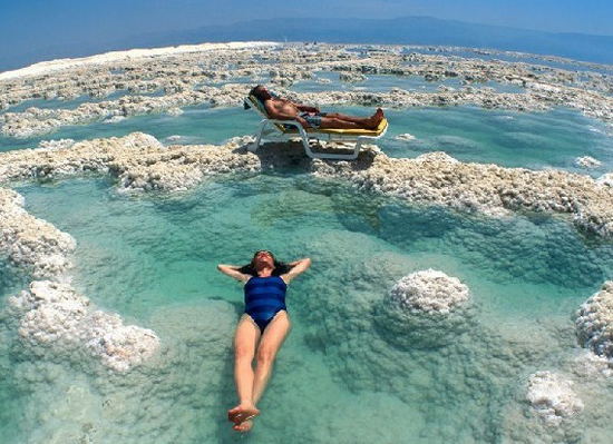 The Dead Sea, one of the 'top 10 endangered attractions in the world' by China.org.cn.