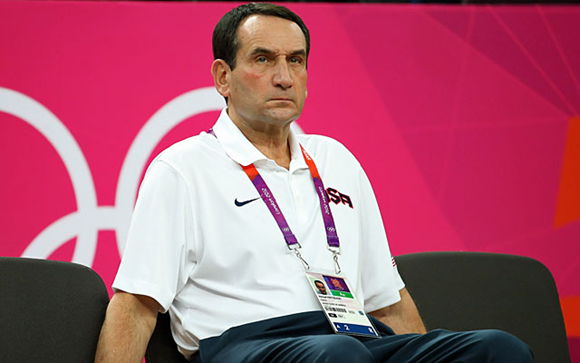  Krzyzewski led Team USA to gold in 2008 and 2012 along with a world basketball championship.