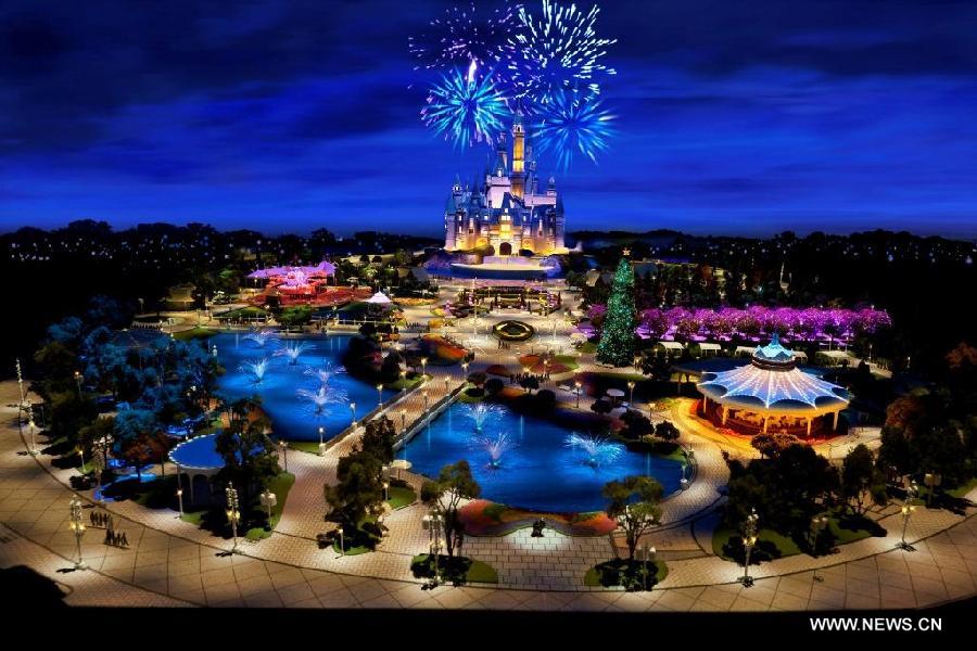 CHINA-SHANGHAI-DISNEYLAND-CONSTRUCTION (CN)