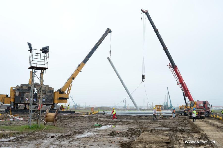 CHINA-SHANGHAI-DISNEYLAND-CONSTRUCTION (CN)