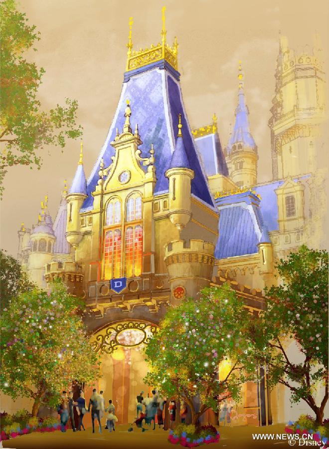 CHINA-SHANGHAI-DISNEYLAND-CONSTRUCTION (CN)