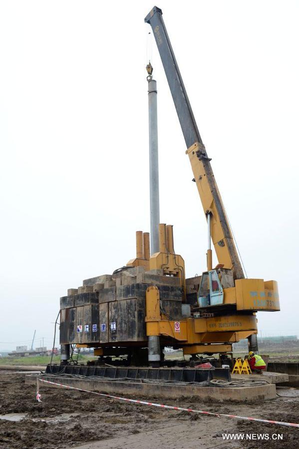 CHINA-SHANGHAI-DISNEYLAND-CONSTRUCTION (CN)