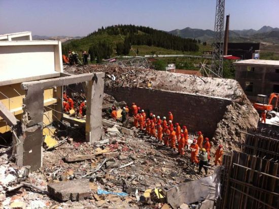  The explosion occurred on May 20 inside a three-story workshop of a plant owned by Poly Explosives (Jinan) Co., Ltd. in Zhangqiu City, Shandong Province. 