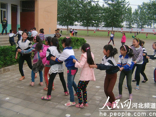 'Left-behind children' play games in a primary school in Hebei Province. The Supreme People's Court has vowed 'zero tolerance' of crimes that affect the rights of children, highlighting sexual abuse and corporal punishment.