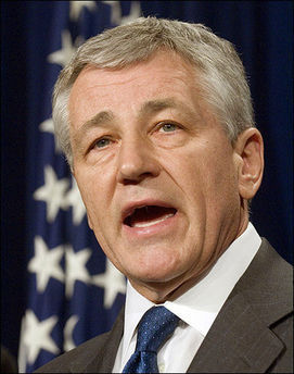 U.S. Defense Secretary Chuck Hagel 