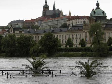 The Czech Republic is witnessing its worst flooding in decades, as rising waters threaten the capital’s historic city centre.