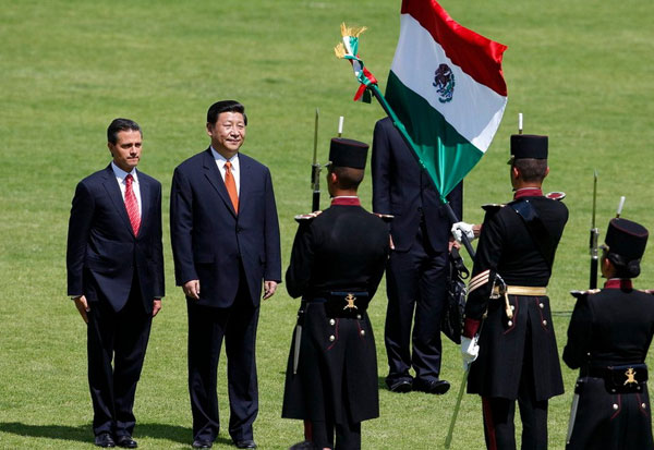 Chinese President Xi Jinping arrived in Mexico City Tuesday for a three-day state visit aimed at lifting China-Mexico ties to a higher level. [Sina.com]   