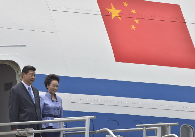 Chinese President Xi Jinping arrives in Mexico on a state visit on Tuesday. Xi&apos;s visit to Mexico comes after he completed his state visit to Costa Rica and Trinidad and Tobago earlier this week. [Photo/Chinanews.com]