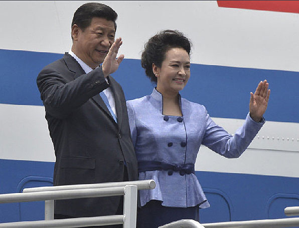 Chinese President Xi Jinping arrives in Mexico on a state visit on Tuesday. Xi's visit to Mexico comes after he completed his state visit to Costa Rica and Trinidad and Tobago earlier this week. [Photo/Chinanews.com]