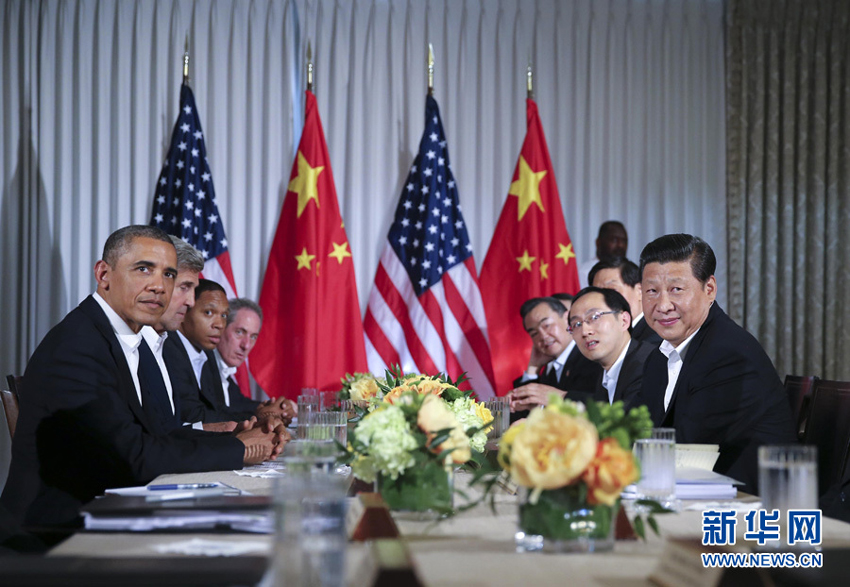 Chinese President Xi Jinping and U.S. President Barack Obama met Friday at the Annenberg Retreat, California, to exchange views on major issues of common concern.